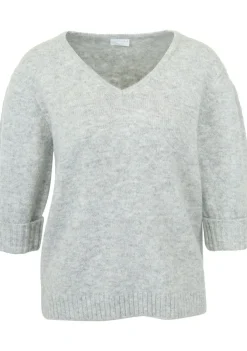 Truien>AIMEE THE LABEL TRUI KORTE MOUW Grijs