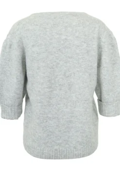 Truien>AIMEE THE LABEL TRUI KORTE MOUW Grijs