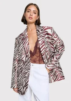 Blazers & Jasjes>ALIX THE LABEL BLAZER Rood