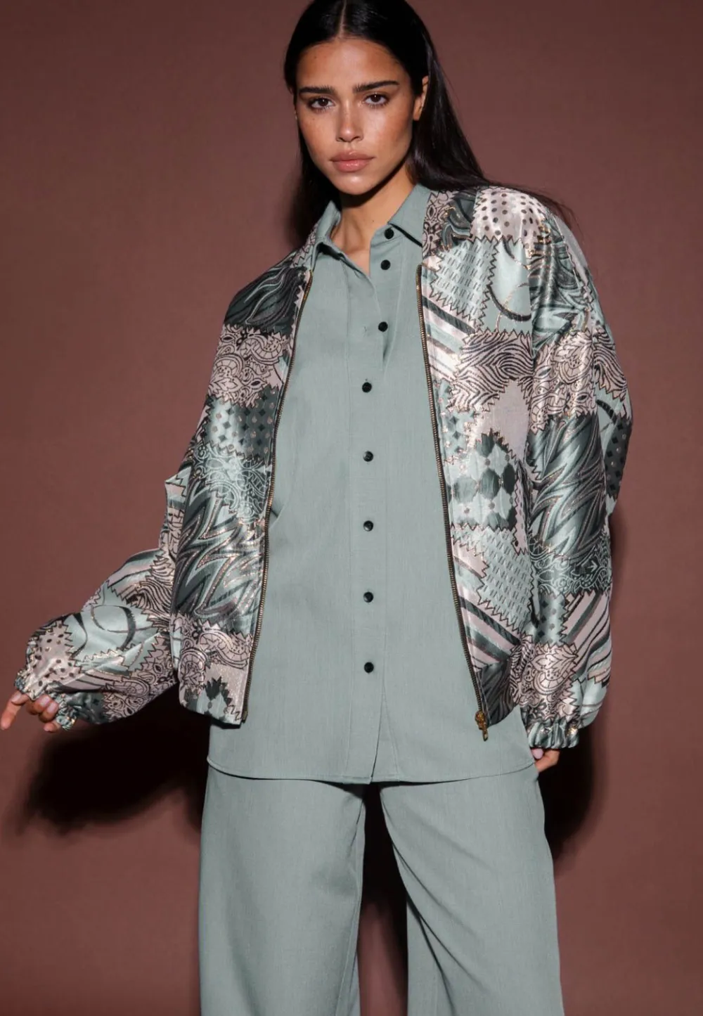 Pakken & Co-Ords|Blouses>AMAYA AMSTERDAM BLOUSE Blauw