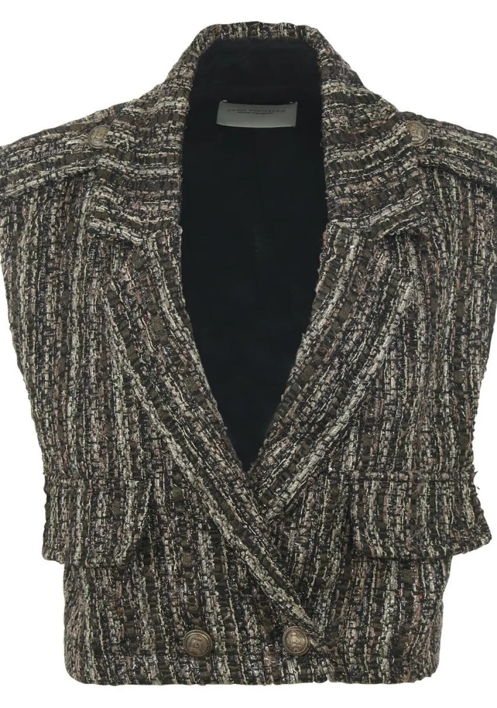 Pakken & Co-Ords|Gilets>AMAYA AMSTERDAM GILET Bruin