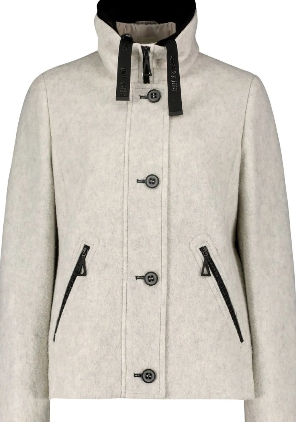 Jassen>AMBER AND JUNE JAS Grijs