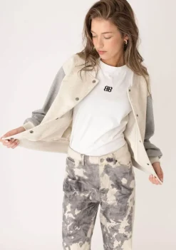 Shirts>ANNA BLUE SHIRT Off white