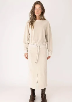 Truien|Pakken & Co-Ords>ANNA BLUE SWEATER Beige