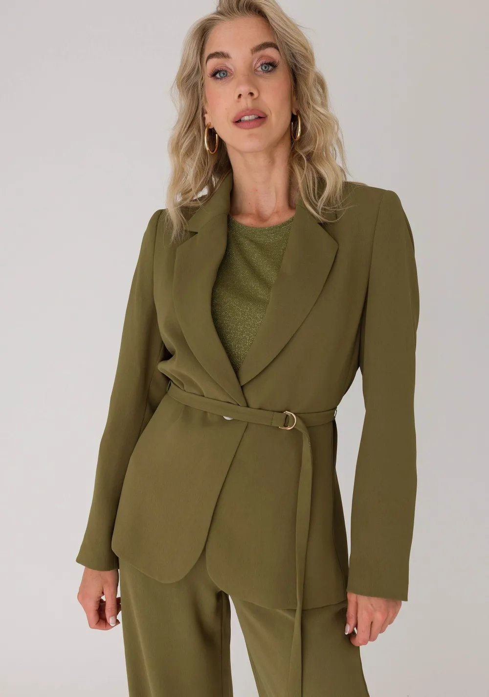 Blazers & Jasjes|Pakken & Co-Ords>ANNA VAN TOOR BLAZER Groen