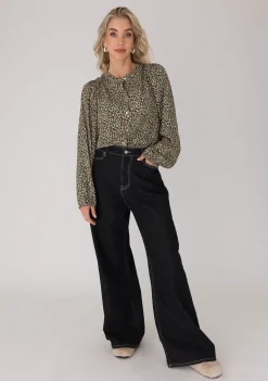 Blouses>ANNA VAN TOOR BLOUSE Groen