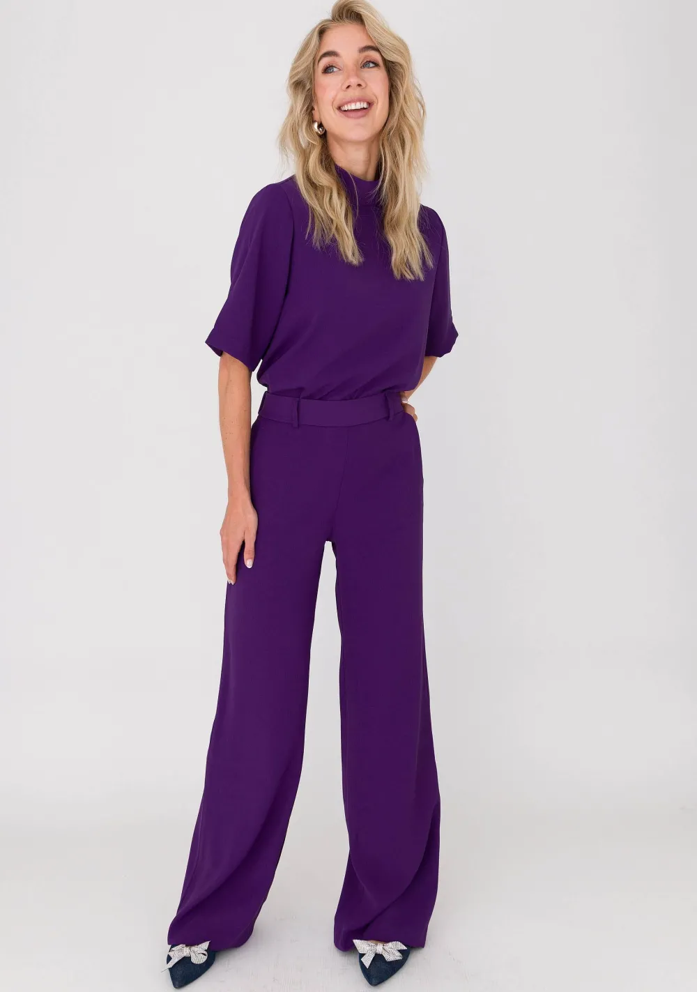 Blouses>ANNA VAN TOOR BLOUSE Paars