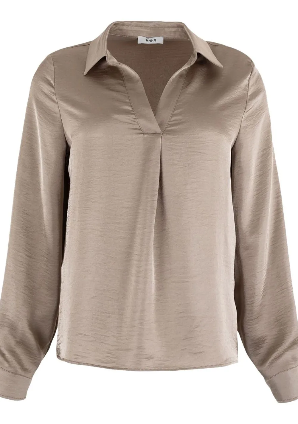 Blouses>ANNA VAN TOOR BLOUSE Beige