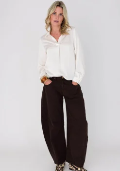 Blouses>ANNA VAN TOOR BLOUSE Off white