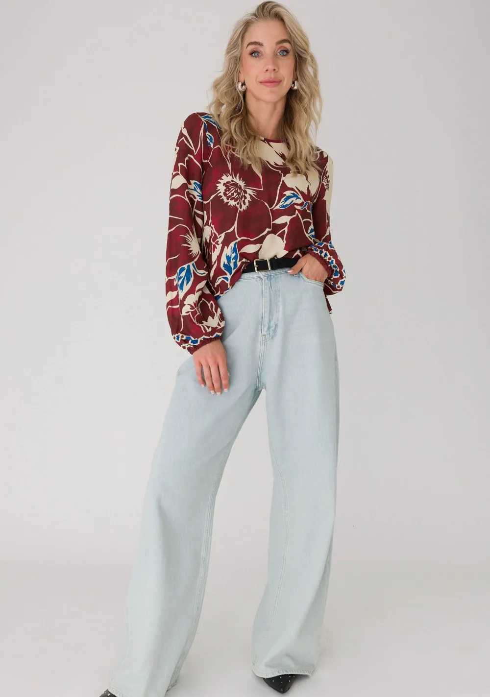 Blouses>ANNA VAN TOOR BLOUSE Rood