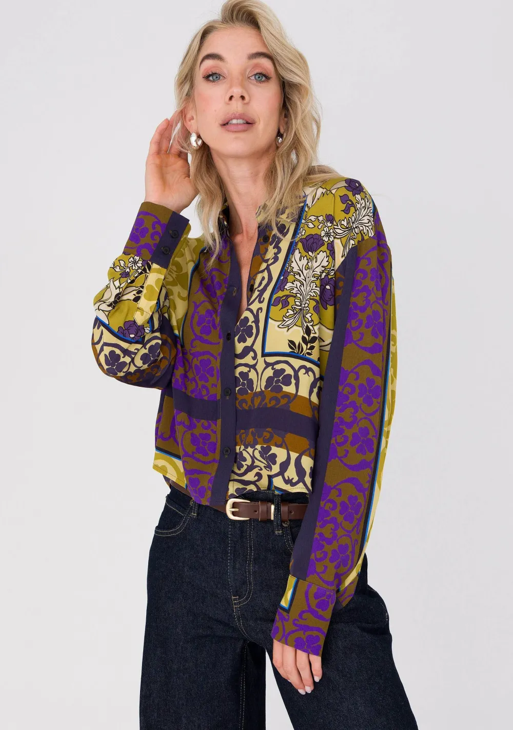 Blouses>ANNA VAN TOOR BLOUSE Groen