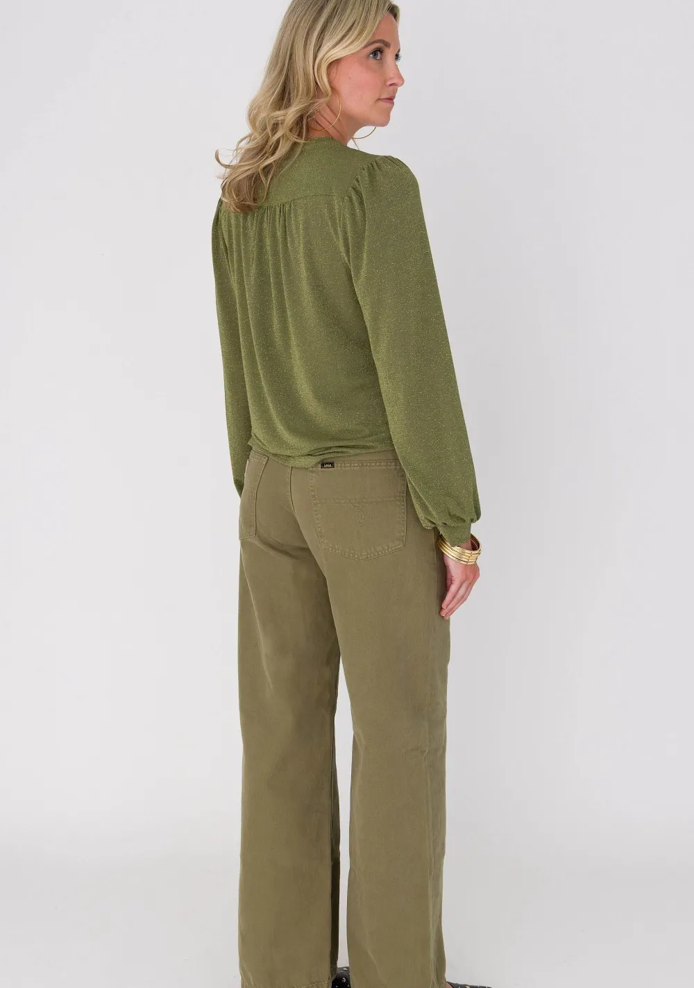 Blouses>ANNA VAN TOOR BLOUSE Groen