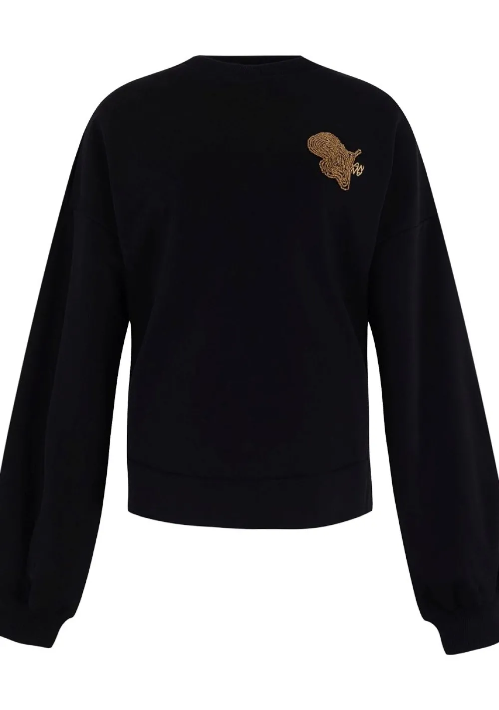 Truien|Sweaters>ANNA VAN TOOR SWEATER Zwart