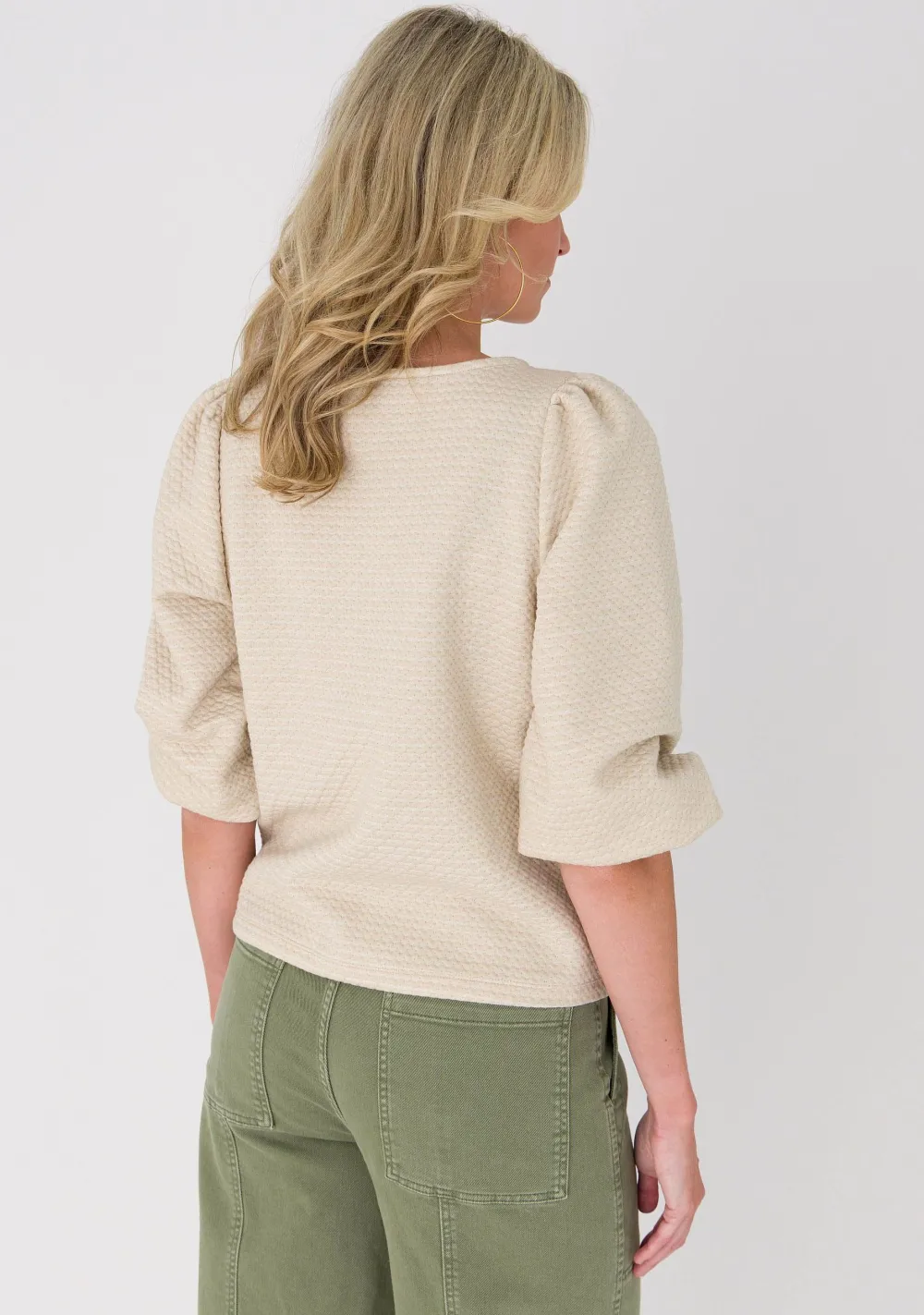 Truien|Sweaters>ANNA VAN TOOR SWEATER Beige