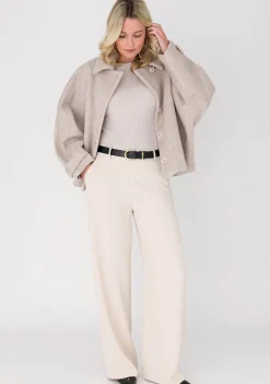 Truien>ANNA VAN TOOR TRUI KORTE MOUW Off white