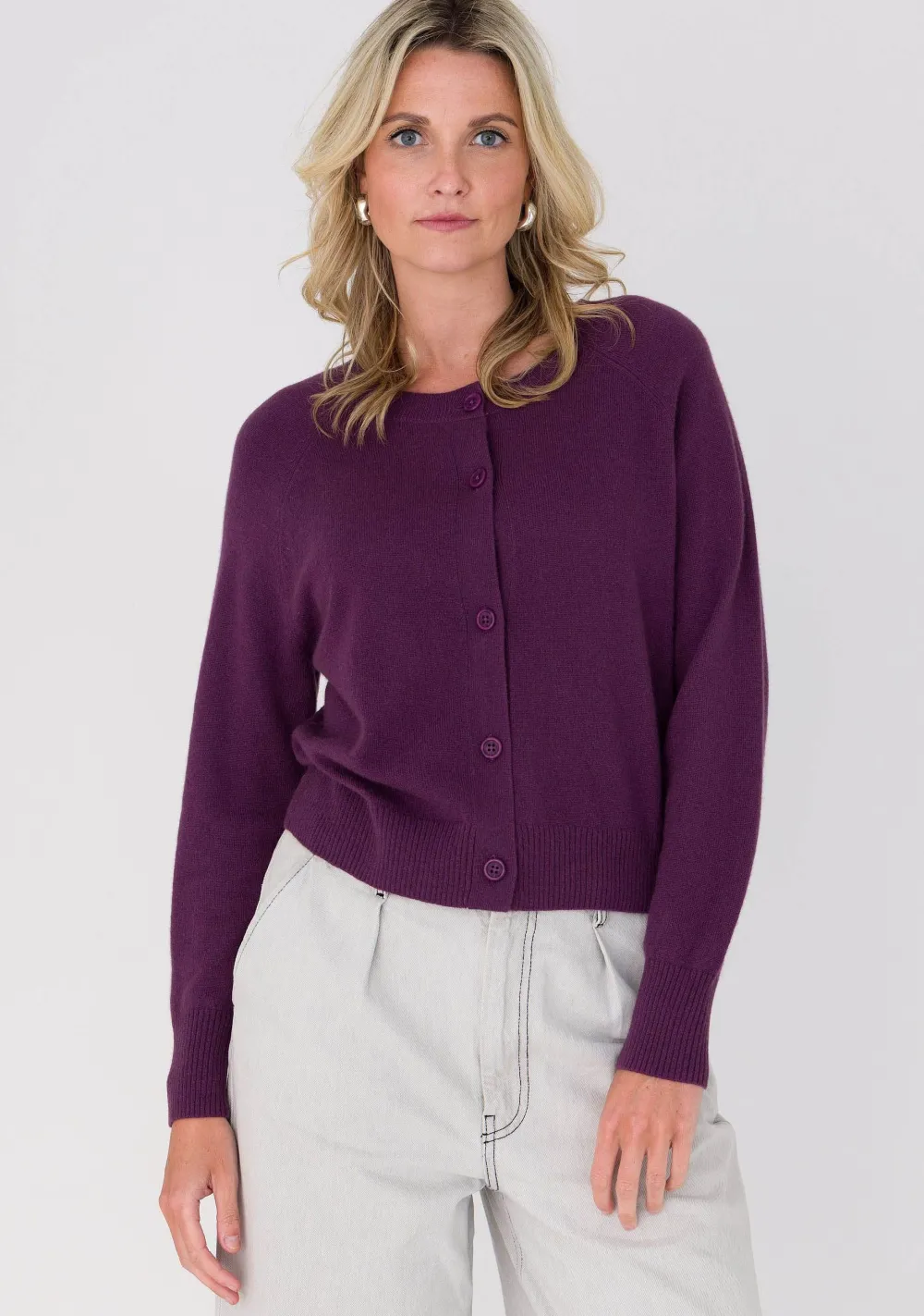 Vesten>ANNA VAN TOOR VEST Paars