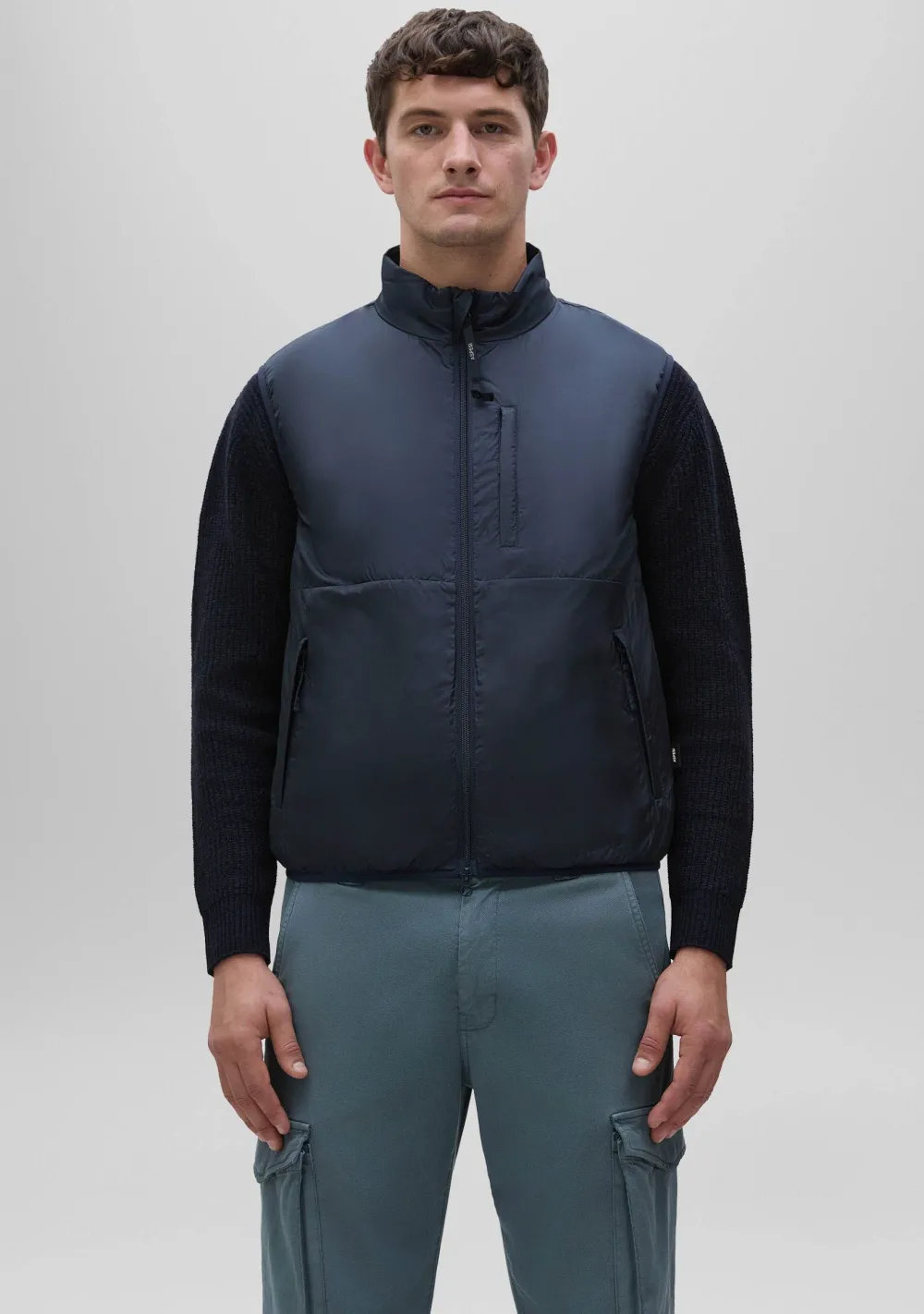 Jassen|Bodywarmers>ASPESI BODYWARMER Blauw