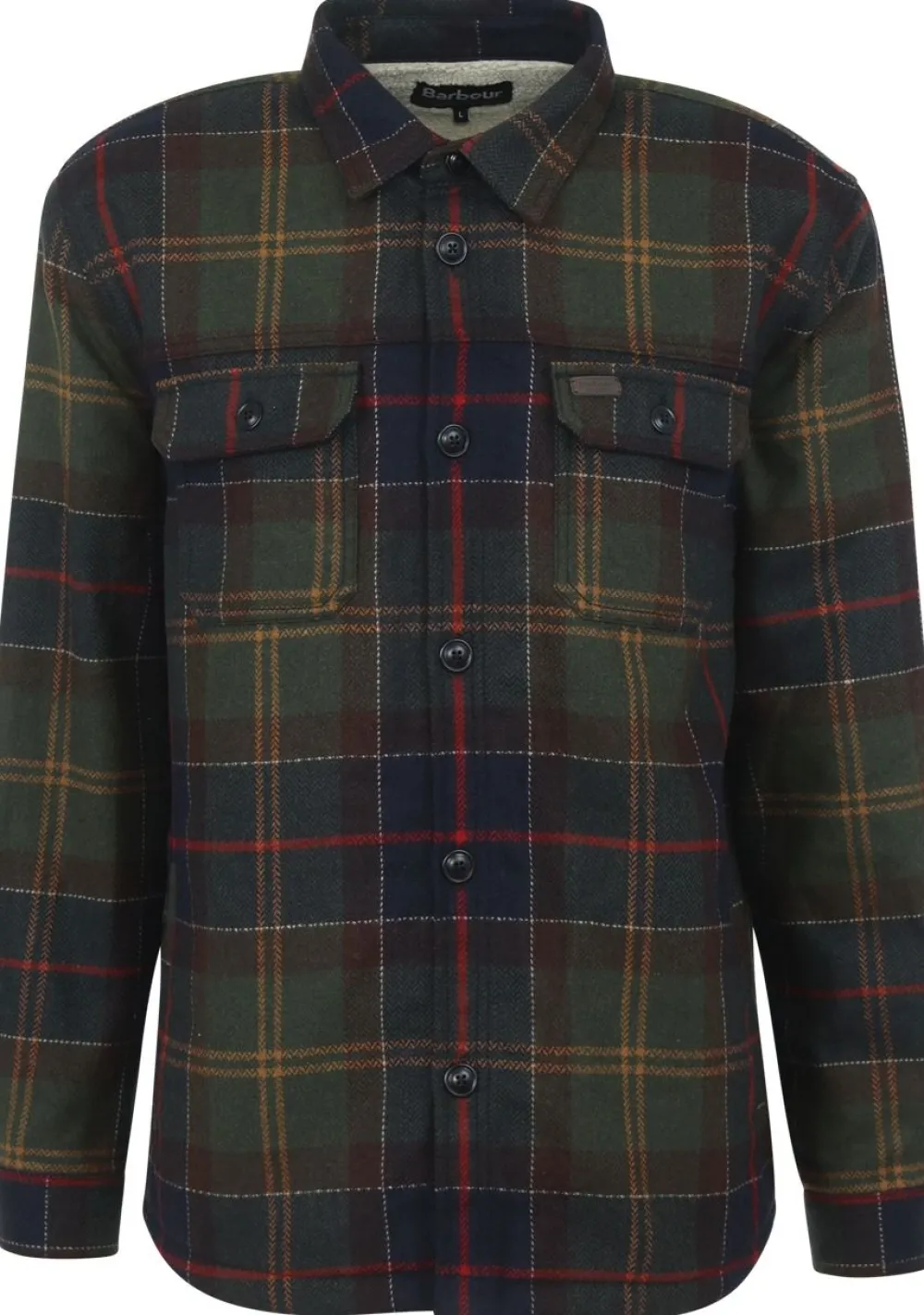 Overshirts>BARBOUR OVERSHIRT Groen