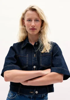 Pakken & Co-Ords|Blouses>BAUM UND PFERDGARTEN BLOUSE Blauw