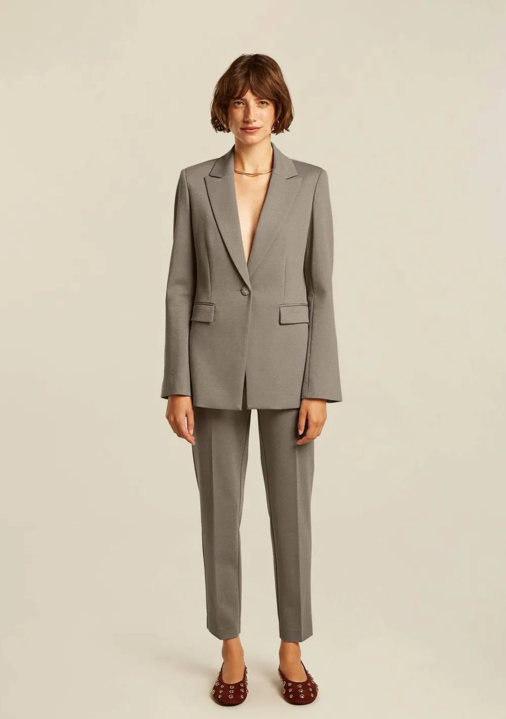 Blazers & Jasjes|Pakken & Co-Ords>BEAUMONT BLAZER Beige