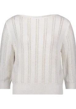 Truien>BETTY & CO TRUI KORTE MOUW Off white
