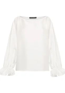 Blouses>BETTY BARCLAY BLOUSE Off white