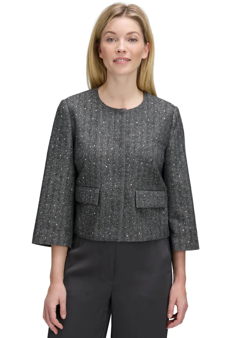 Blazers & Jasjes>BETTY BARCLAY JASJE Grijs