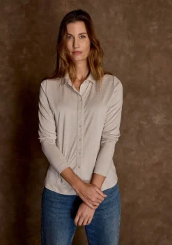 Shirts>BLOOMINGS SHIRT Beige