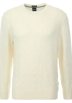 Truien>BOSS BLACK TRUI Off white