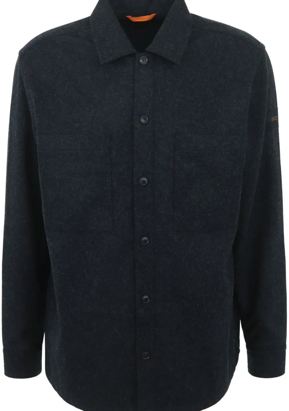 Overshirts>BOSS ORANGE OVERSHIRT Blauw