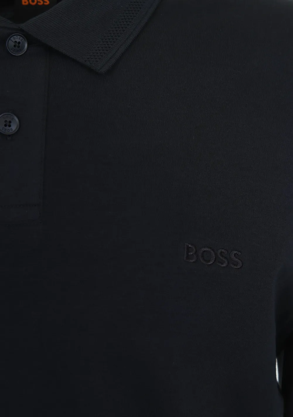 Polo's>BOSS ORANGE POLO Blauw