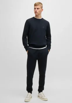 Truien>BOSS ORANGE SWEATER Blauw