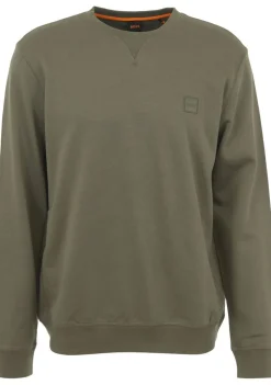 Truien>BOSS ORANGE SWEATER Groen