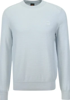 Truien>BOSS ORANGE TRUI Blauw