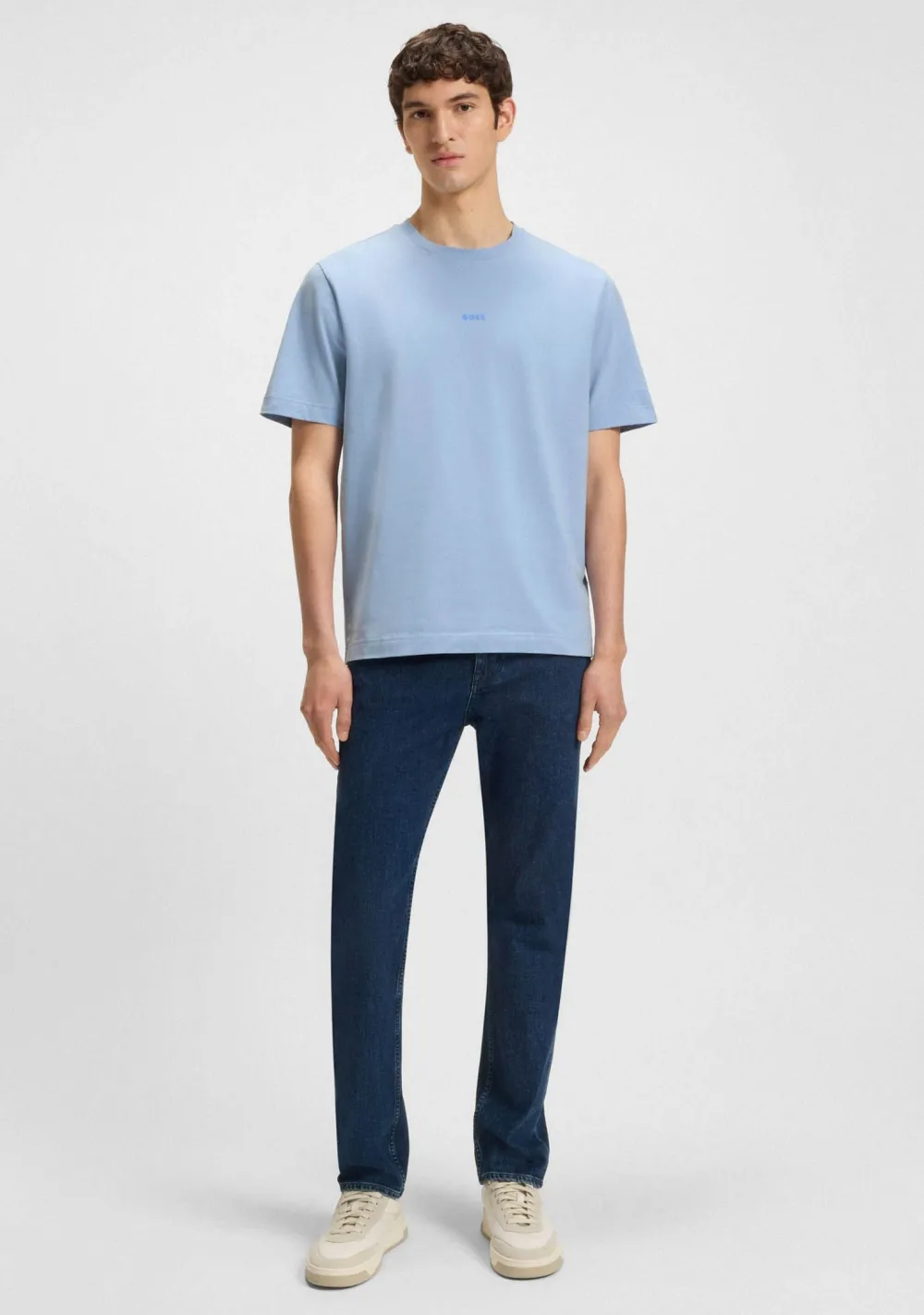 T-Shirts>BOSS ORANGE TSHIRT Blauw