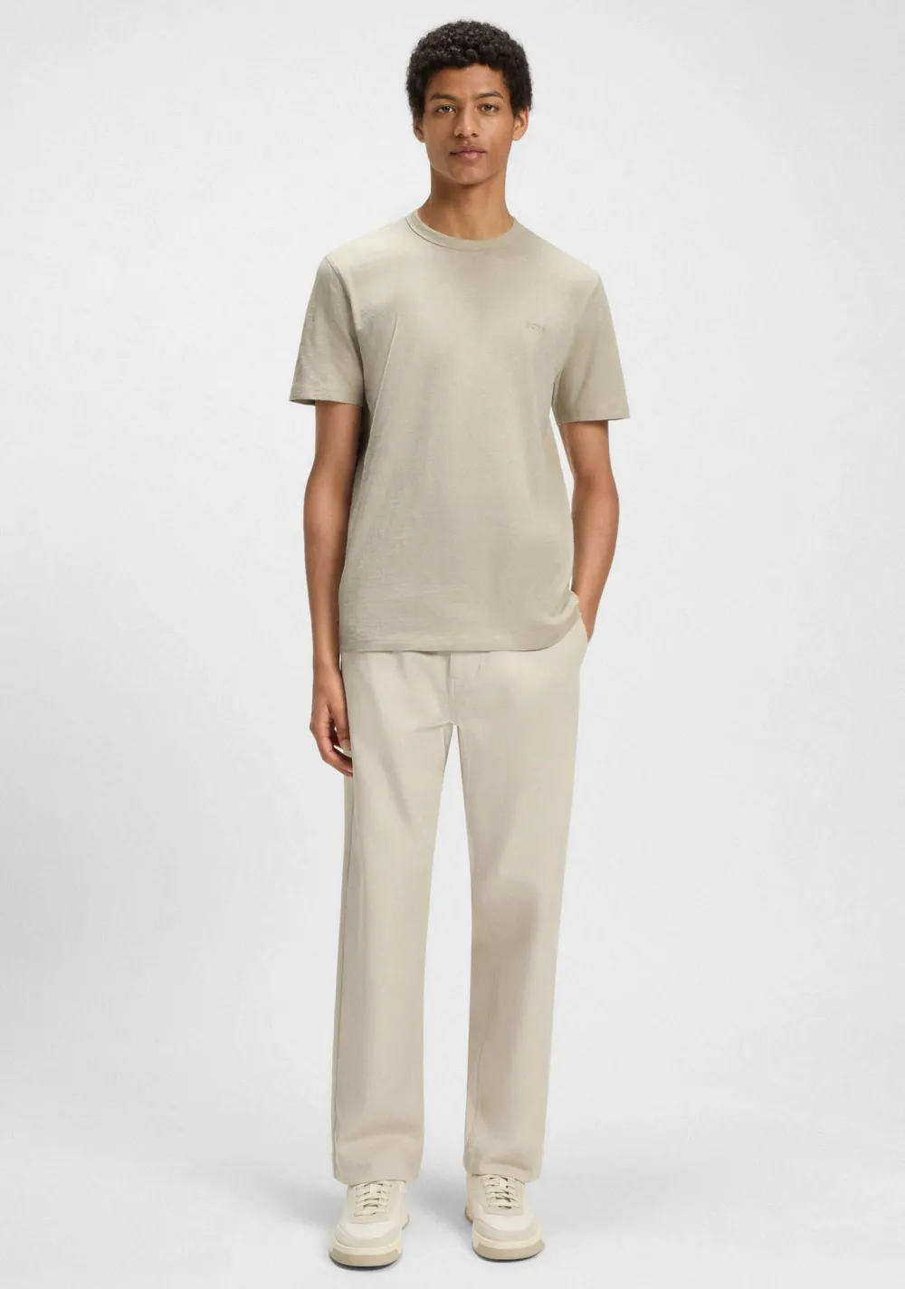 T-Shirts>BOSS ORANGE TSHIRT Beige