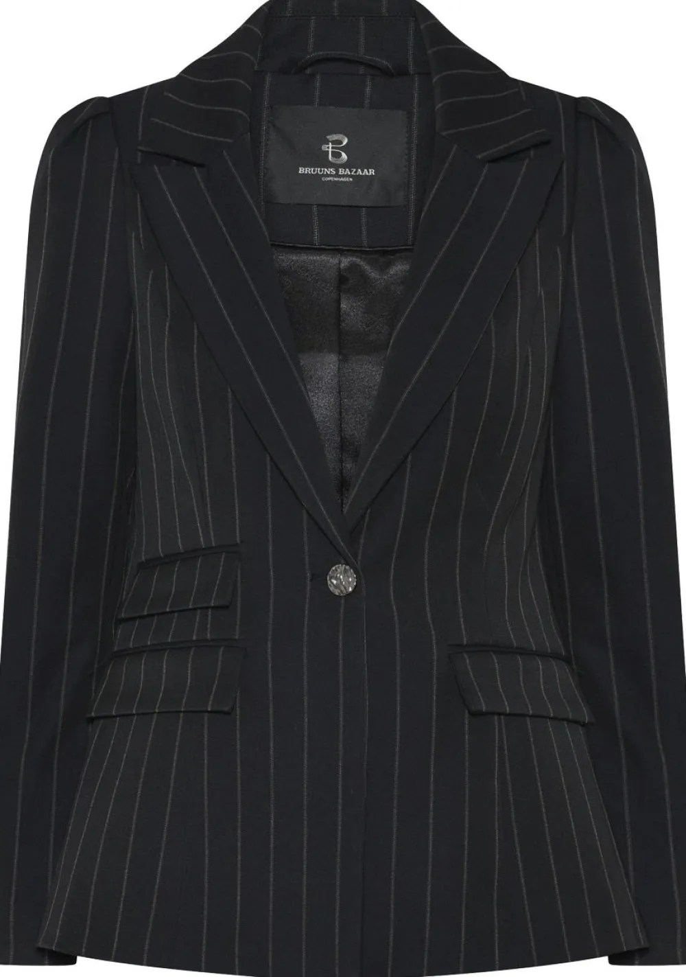 Blazers & Jasjes|Pakken & Co-Ords>BRUUNS BAZAAR BLAZER Zwart