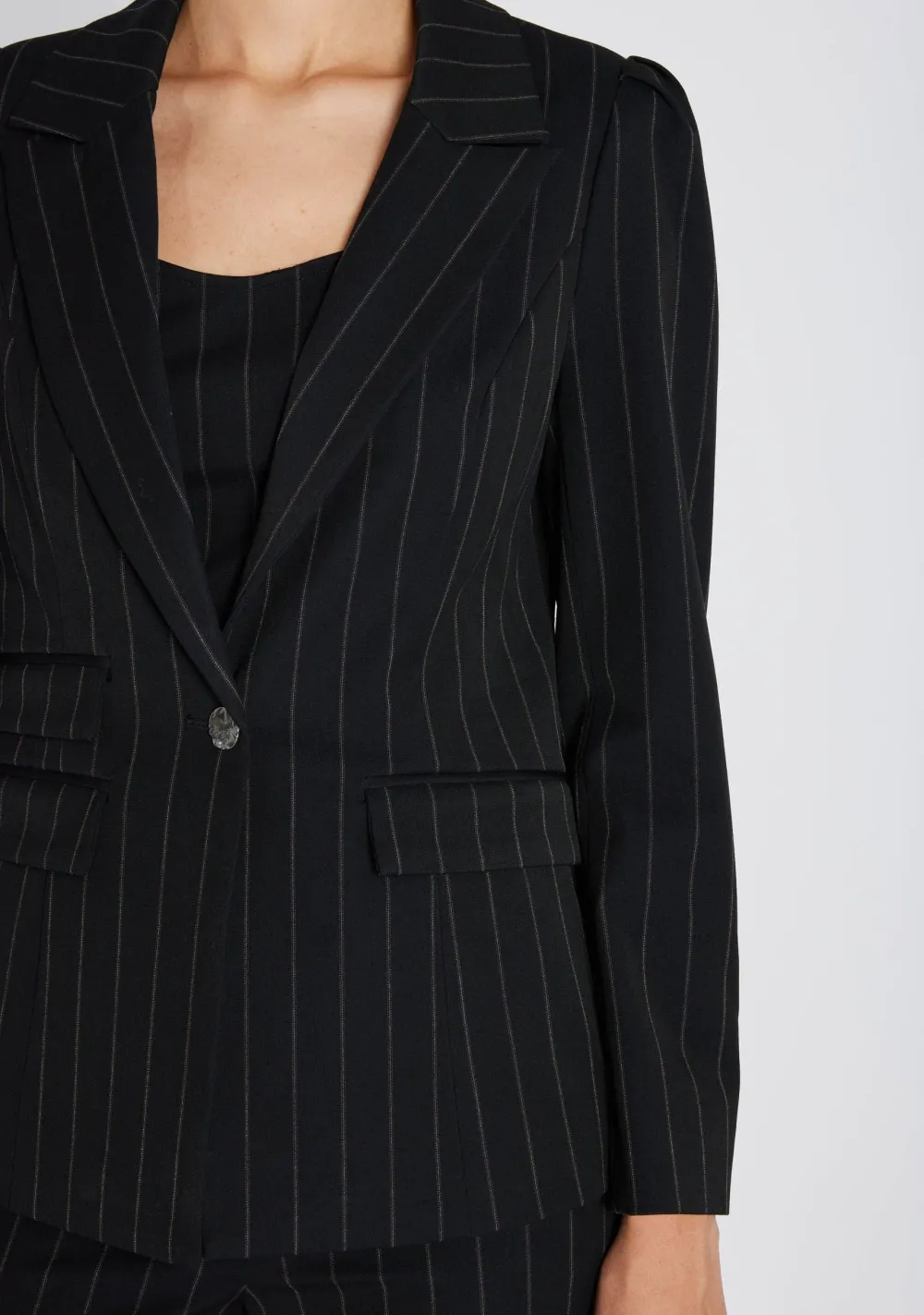 Blazers & Jasjes|Pakken & Co-Ords>BRUUNS BAZAAR BLAZER Zwart
