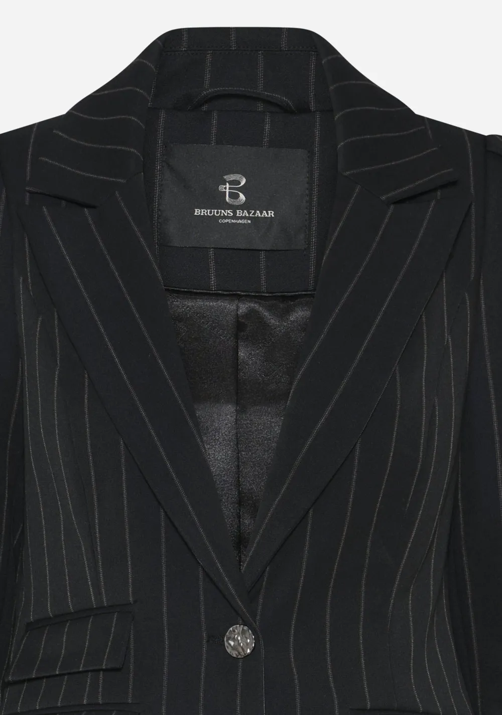 Blazers & Jasjes|Pakken & Co-Ords>BRUUNS BAZAAR BLAZER Zwart