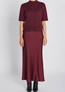 Truien>BRUUNS BAZAAR TRUI KORTE MOUW Rood