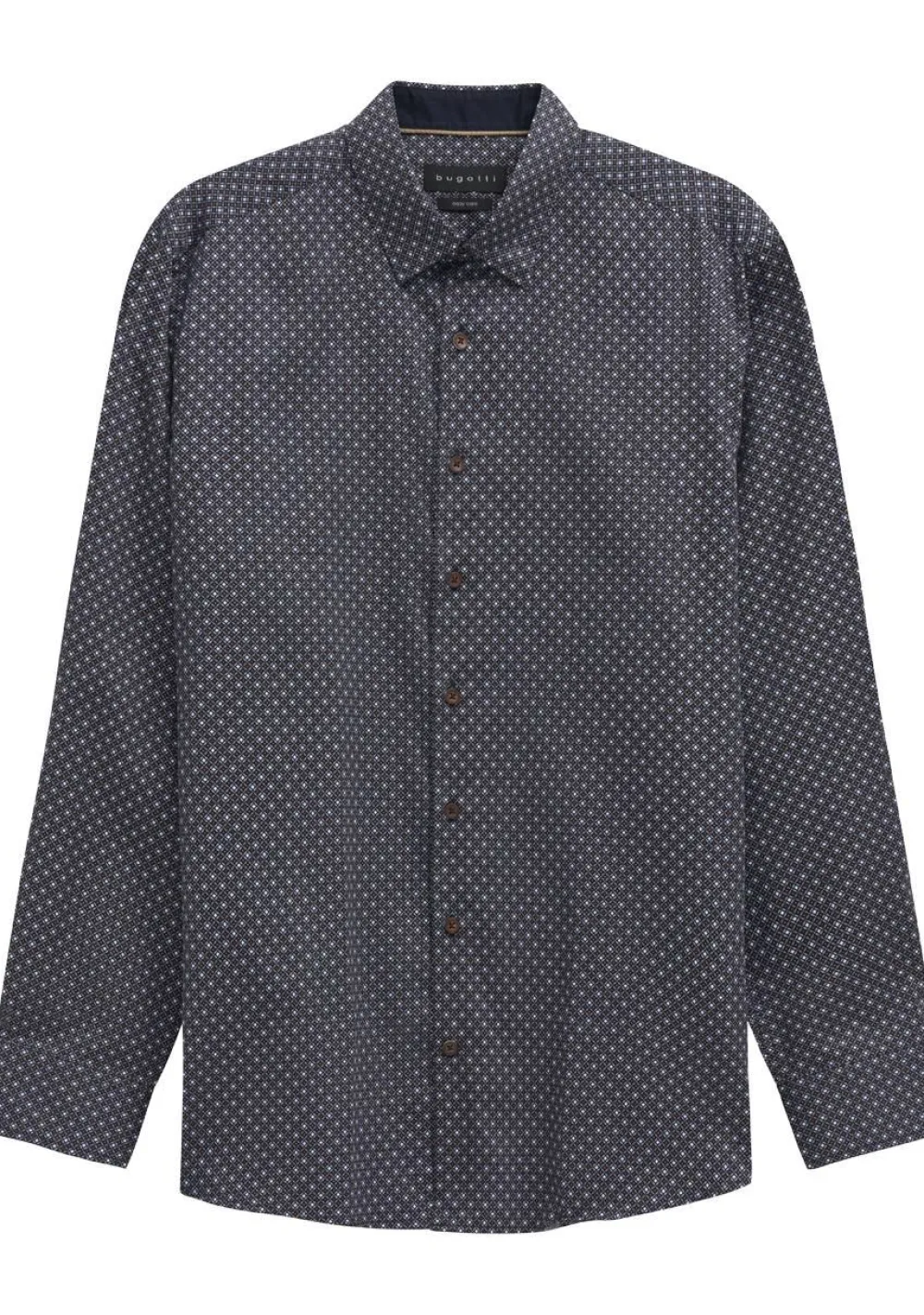 Overhemden>BUGATTI OVERHEMD Blauw