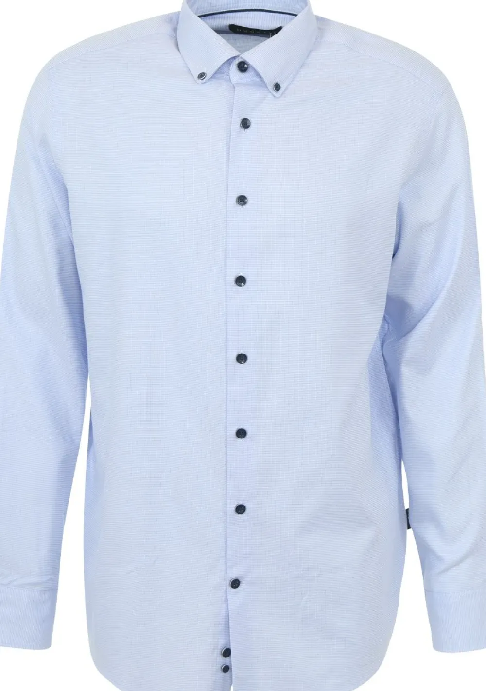 Overhemden>BUGATTI OVERHEMD Blauw