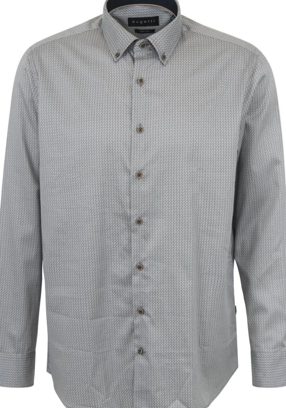 Overhemden>BUGATTI OVERHEMD Beige