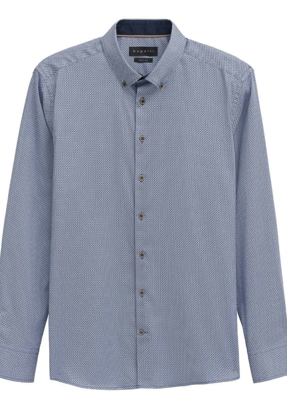 Overhemden>BUGATTI OVERHEMD Blauw