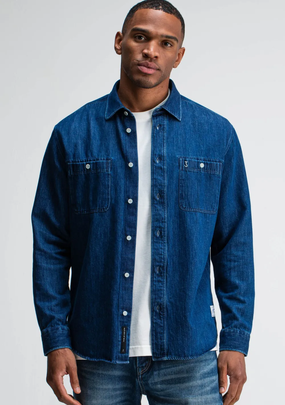Overhemden>BUTCHER OF BLUE OVERHEMD Blauw