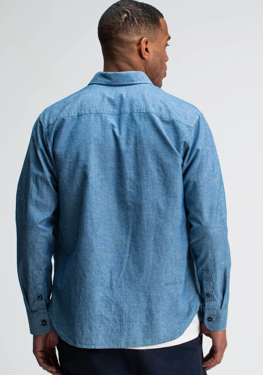 Overhemden>BUTCHER OF BLUE OVERHEMD Blauw