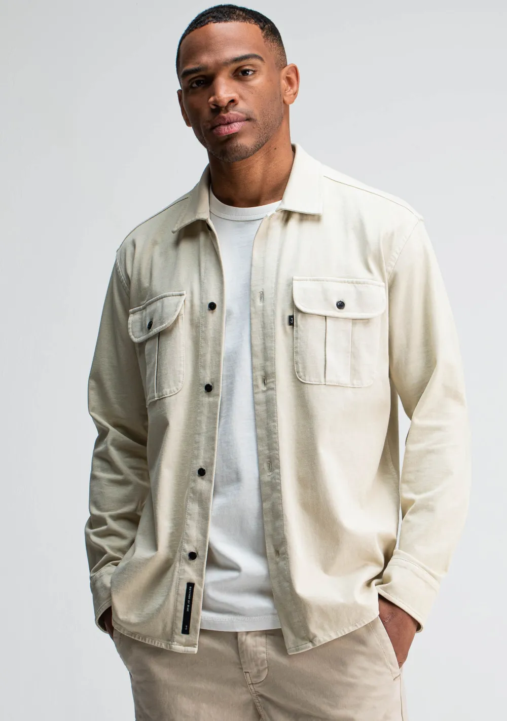 Overshirts>BUTCHER OF BLUE OVERSHIRT Off white