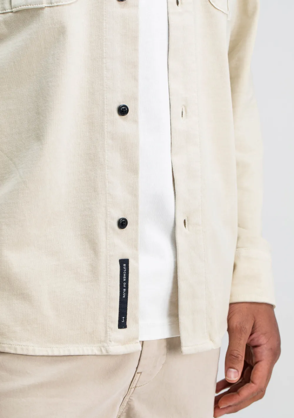 Overshirts>BUTCHER OF BLUE OVERSHIRT Off white