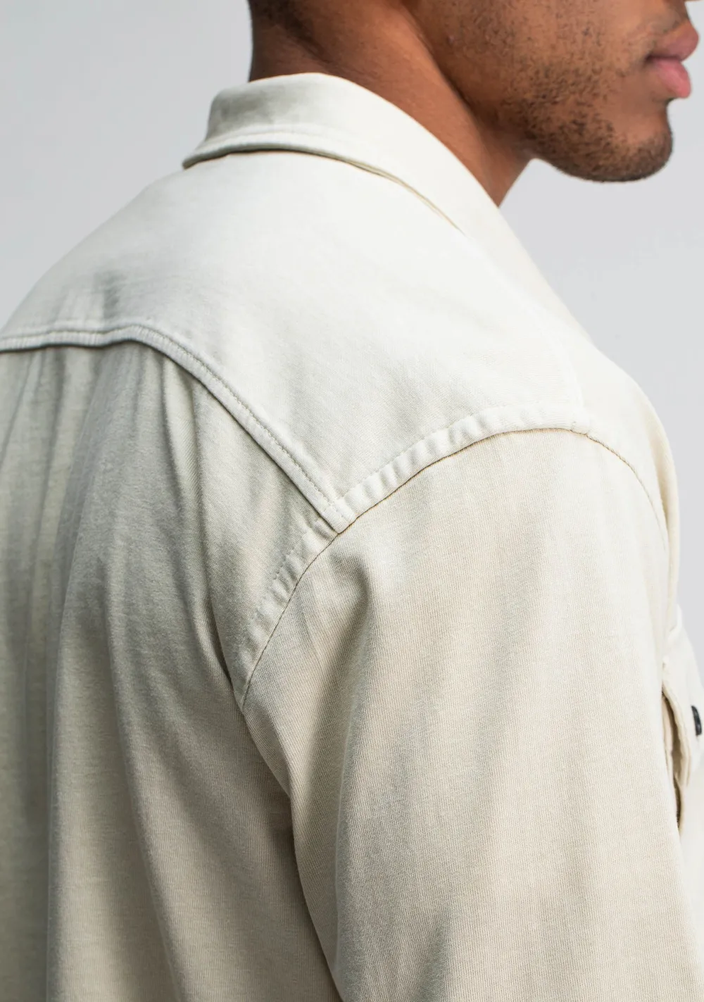 Overshirts>BUTCHER OF BLUE OVERSHIRT Off white