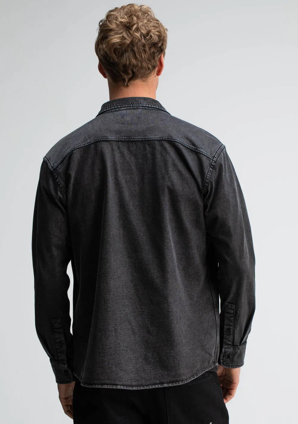 Overshirts>BUTCHER OF BLUE OVERSHIRT Zwart